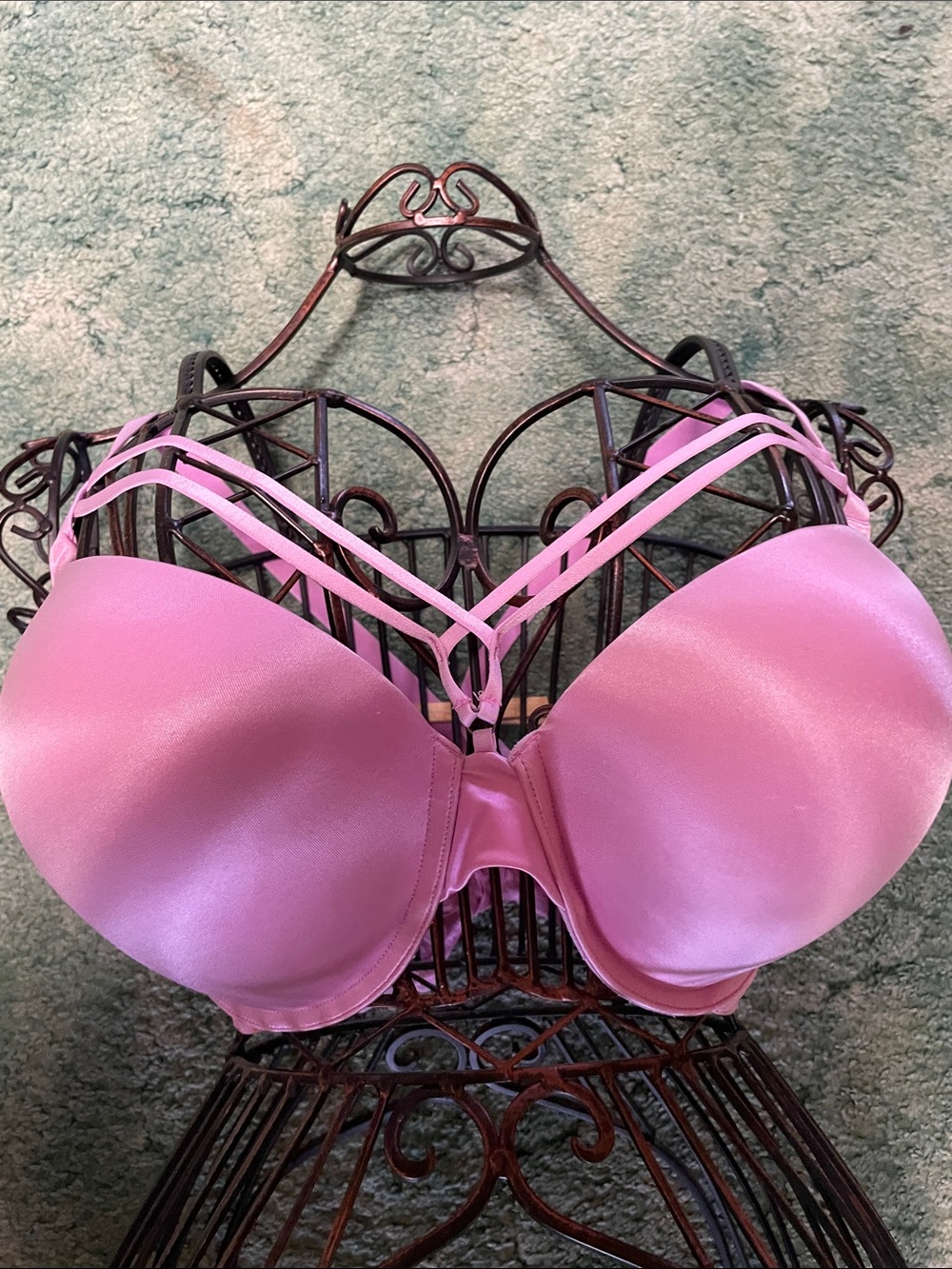 smart & sexy Satin Strappy Add 2 Sizes Bra 40C